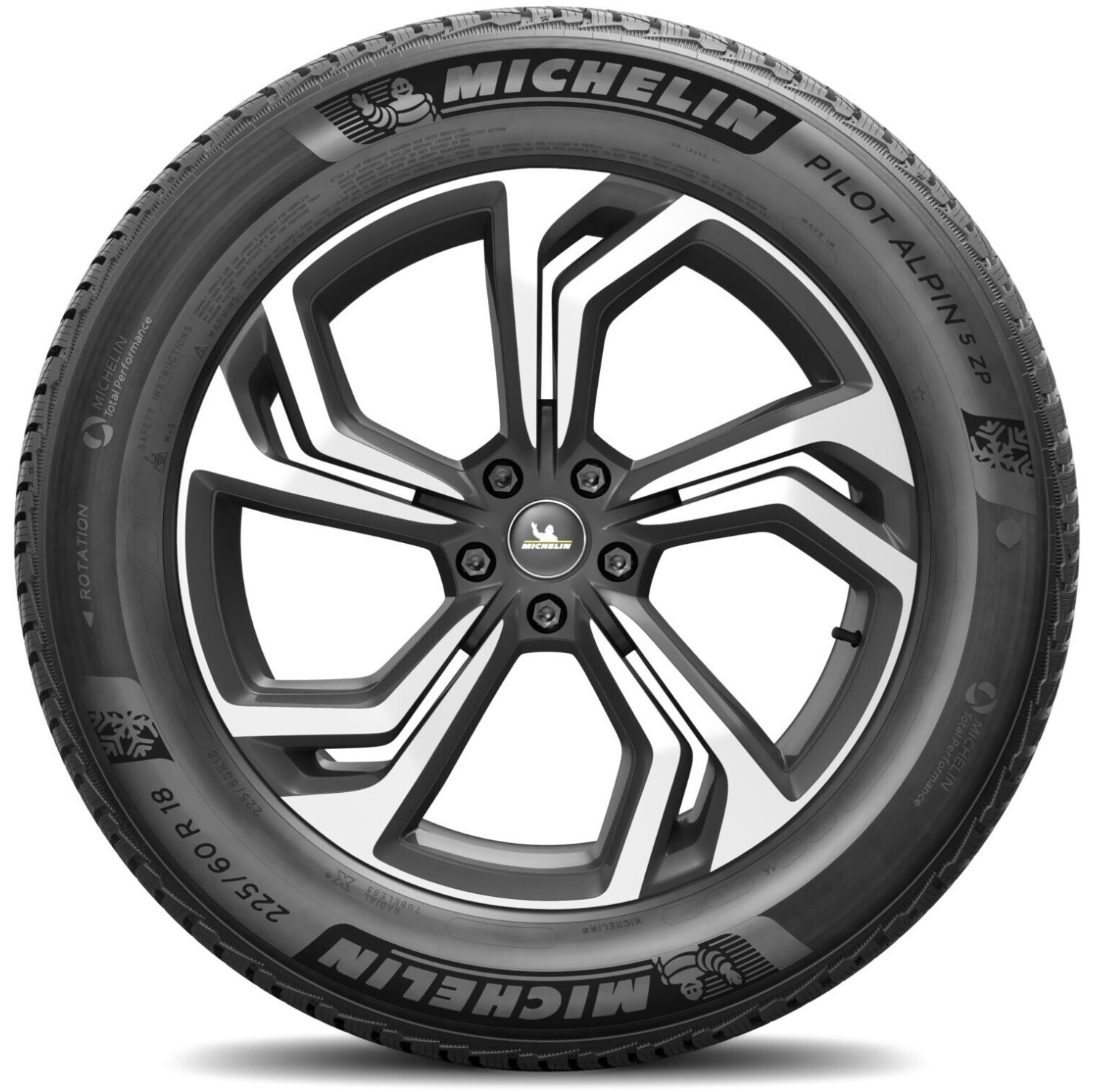 Michelin Pilot Alpin 5 SUV ZP * RunFlat 225/60 R18 104H XL — изображение 3